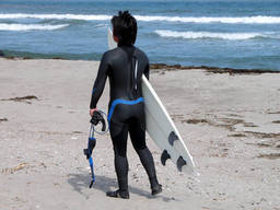 Kids going to surf