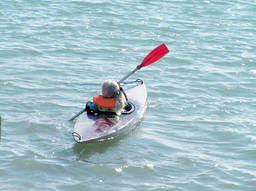 Kayaking is a fun activity for kids.