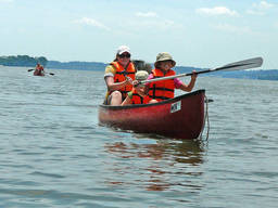 Go canoeing in white waters!