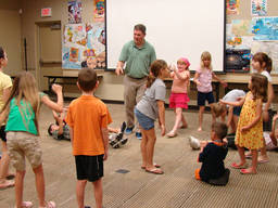 Kids can enjoy play-acting in a theatre workshop.