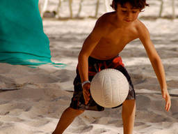 Sydney has lots of white sand beaches where your kids can play beach volley.