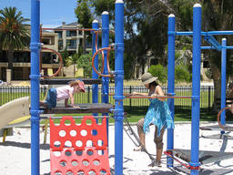 Playing at parks is one of the most enjoyable free outdoor activities for kids.