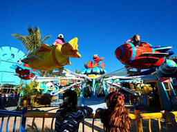 Fun family rides at Seaworld in Gold Coast, Queensland.