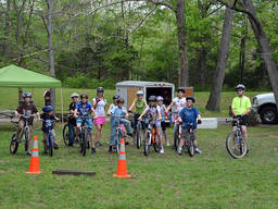 The biker kids are ready to roll!