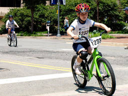 Biking is a great health and fitness activity for kids!