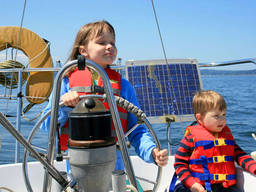 Let your kids set sail and feel the wind!