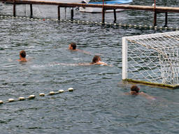 Water polo is a strenuous sport for kids aged eight and above.