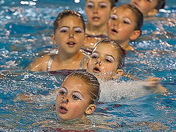 Synchronised swimming will allow your child to perform for others