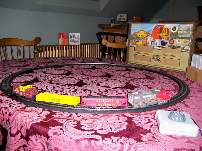 Your little ones will love building their own model railway track