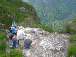 A family going on a bushwalking trip in Victoria.