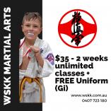{GET STARTED OFFER} Get 2 weeks Unlimited Martial Arts Training PLUS a FREE Uniform for ONLY $25 (Total Value over $150) Leumeah Karate Classes &amp; Lessons 3 _small
