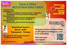 Ford Aussie Hoops Term 4 2024 REGISTER NOW Morayfield Basketball Classes &amp; Lessons _small