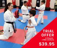 Kids Trial Offer: 4 classes plus uniform $39.95 Seven Hills Karate Schools 3 _small
