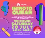 INTRO TO GUITAR 2024: Term 3 Intake Campsie Guitar Classes &amp; Lessons _small