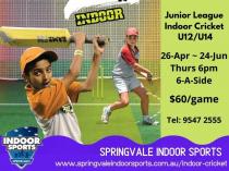 Junior Indoor Cricket League (U12/U14) Springvale South Play School Holiday Activities _small