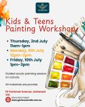 Kids &amp; Teens School Holiday Painting Workshop in Melbourne Ashwood Art Classes &amp; Lessons _small
