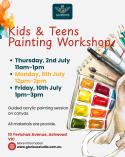 Kids &amp; Teens School Holiday Art Workshop – 10 July Ashwood Art Classes &amp; Lessons _small