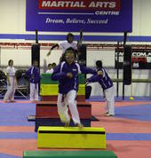 Teens & Adult Class during warm up
