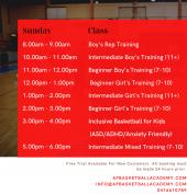 Training Schedule