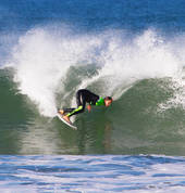 ASI Surfing Instructor hits the waves