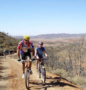 Mountain biking in the ranges