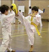 Focused handmitt work to develop accuracy & technique