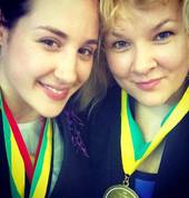 Smiles after winning gold