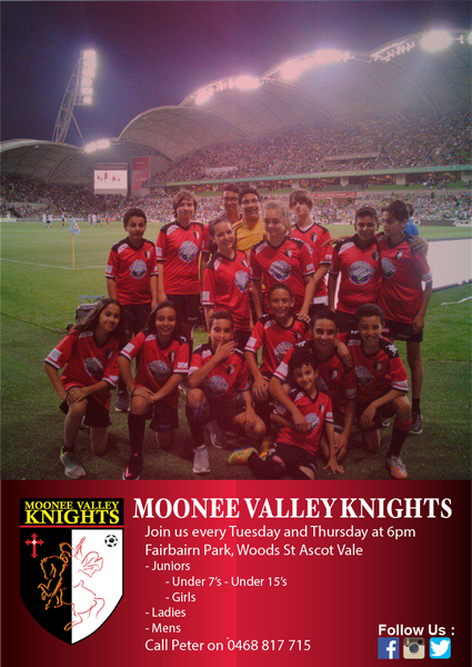Moonee Valley Knights Soccer Club Ascot Vale Soccer School Holiday Activities _small
