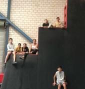 Not one... not two... but three warped walls - one as tall as Ninja Warriors!
