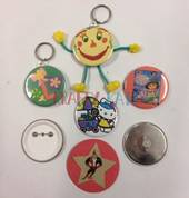 Badge making including magnets & keychains