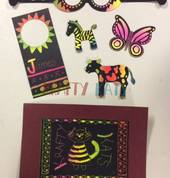 Scratch art fun - creations are endless!!!