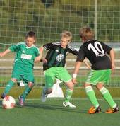 Action from an International Tour Match in Germany
