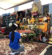 Inside our Meditation Hall