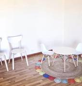Spacious, comfortable and child-friendly waiting space.