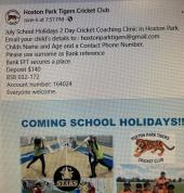 School Holiday Coaching Clinic