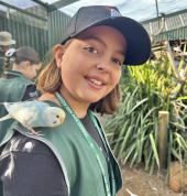Experience our budgie feeding to get up close to many small bird species.