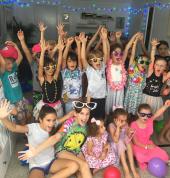 DJ KitKat kids birthday party in action