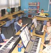 Fun in keyboard class!