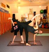 Partner Yoga.
