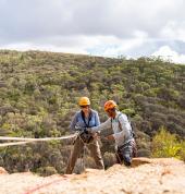 Rock Climb and Abseil at Onkaparinga National Park