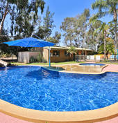 Outdoor heated Saltwater Pool