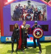 Bouncy castles!