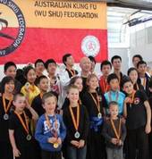 Praying Mantis Kung Fu Academy students won a total of 20 Gold, 9 Silver and 7 Bronze medals at the 2012 Oceania Kung Fu Wushu Championships