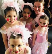 Junior ballet Students at Concert time.