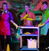 Intermediate "Fizzinator Technicians" performing in our Pantomime.