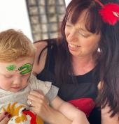 Purple Possum Face Painting Kiama Face Painting 4_small