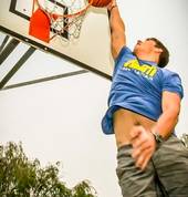 1/2 basketball court