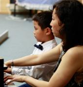 2019 students concert - playing a duet together