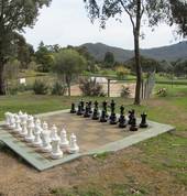 Outdoor chess or drafts
