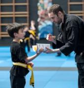 Recieving feedback about how to keep improving and develop as a person and martial arts student